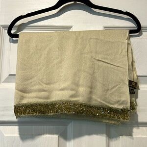 Loro Piana Cashmere Embellished Scarf